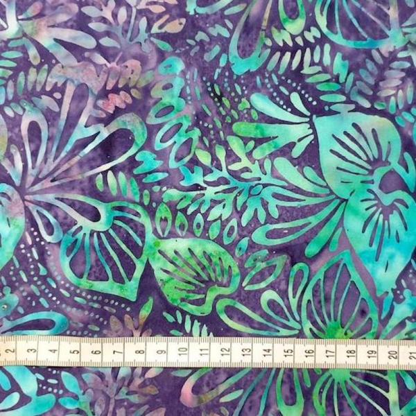 PURPLE GREEN - Bdazzled - Batikstoff aus Indonesien